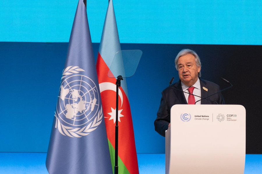 António Guterres says the poor dont have a to pay for the rich